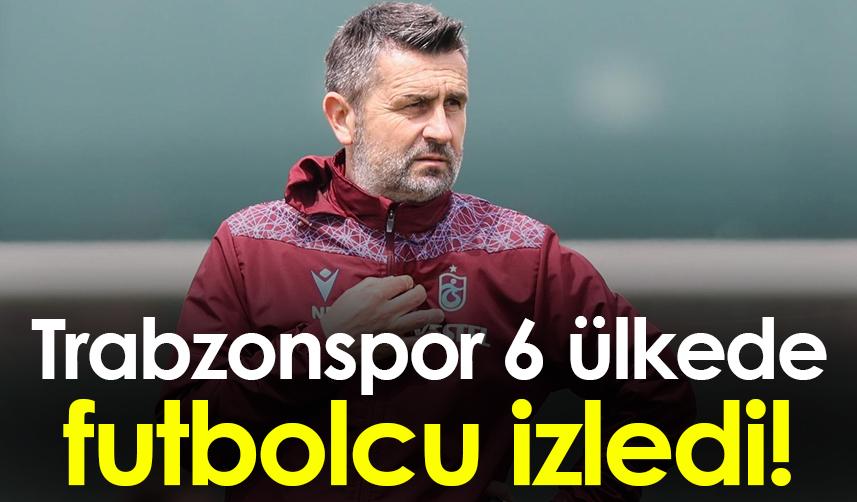 Trabzonspor 6 ülkede futbolcu izledi