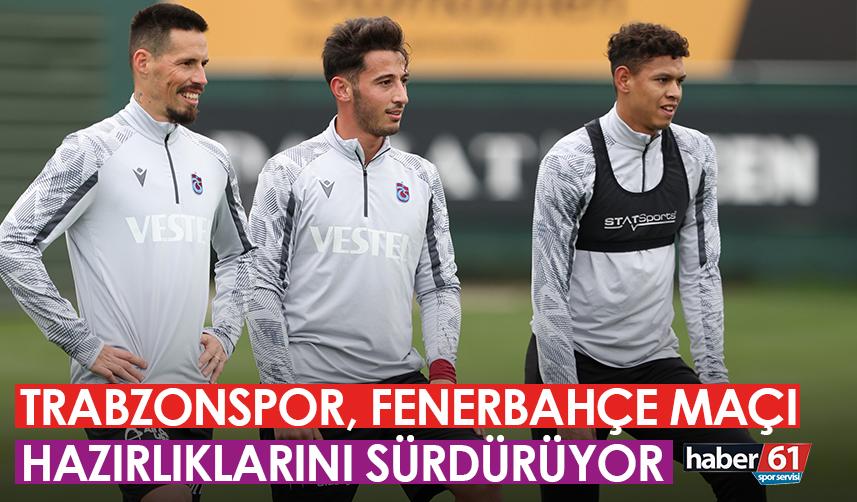 Trabzonspor’da Fenerbahçe maçı hazırlıkları sürüyor. 13 Mayıs 2023