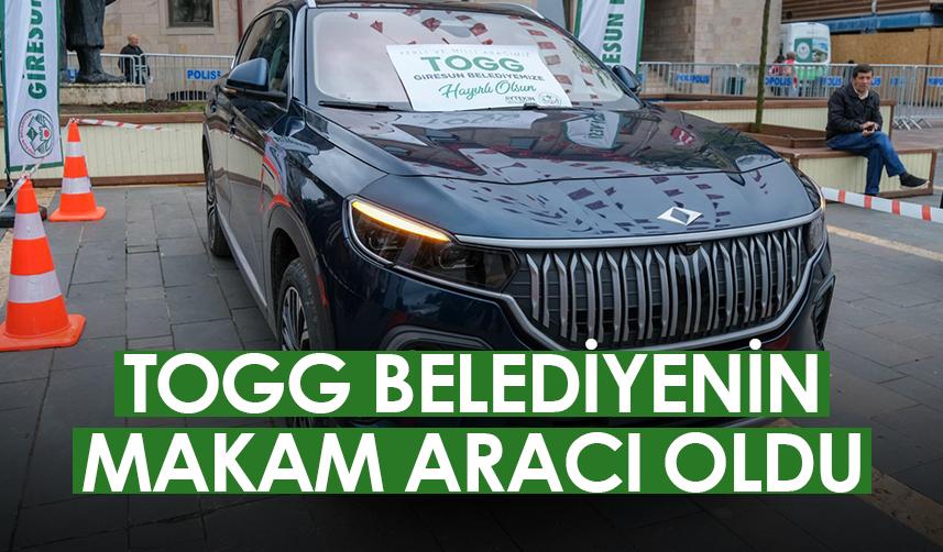 TOGG Giresun Belediyesi filosunda