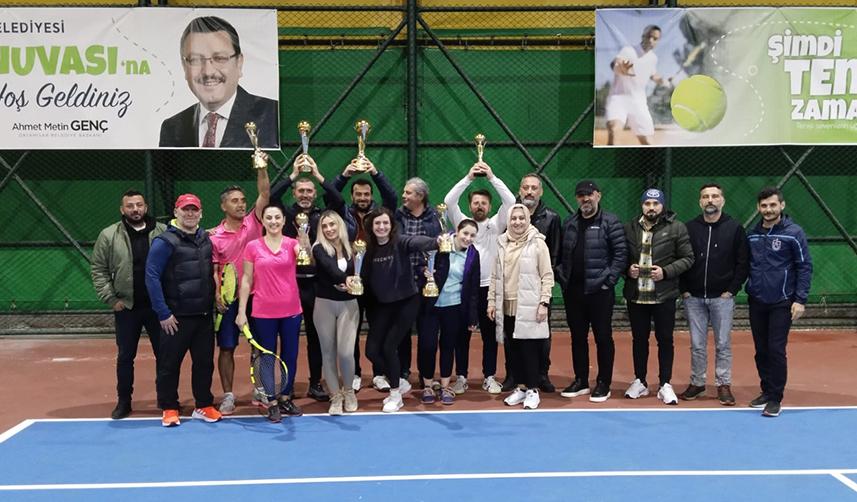 Trabzon'da düzenlenen tenis turnuvası sona erdi