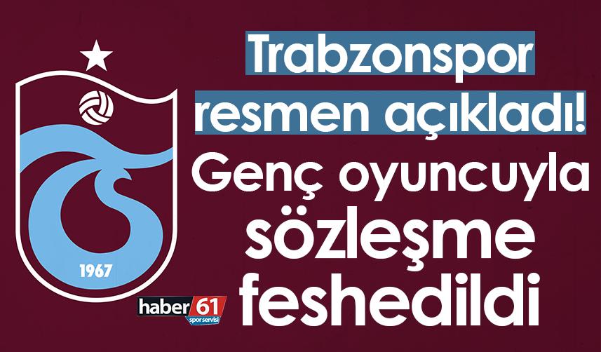 Trabzonspor resmen açıkladı! Genç oyuncuyla sözleşme feshedildi