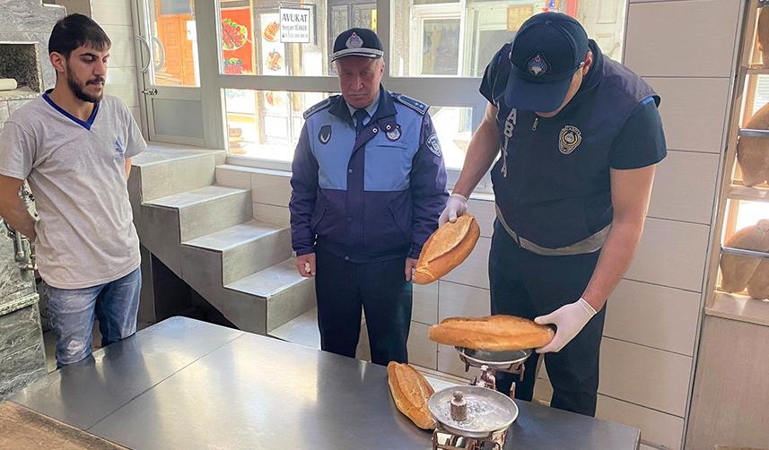 Bayburt'ta zabıta ekiplerinden fırın denetimleri