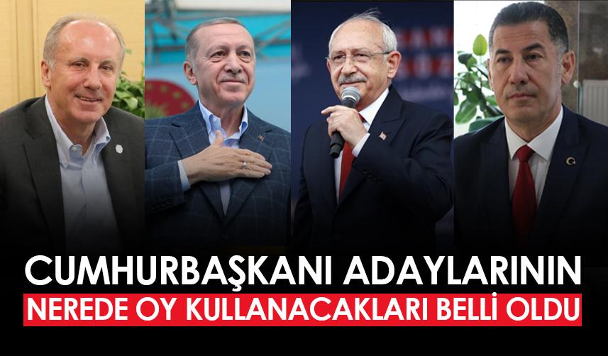 Liderlerin seçimde nerede oy kullanacakları belli oldu