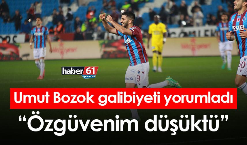 Trabzonspor’da Umut Bozok: “Özgüvenim düşüktü”