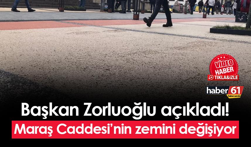 Trabzon'da Kahramanmaraş Caddesi'nin zemini değişiyor