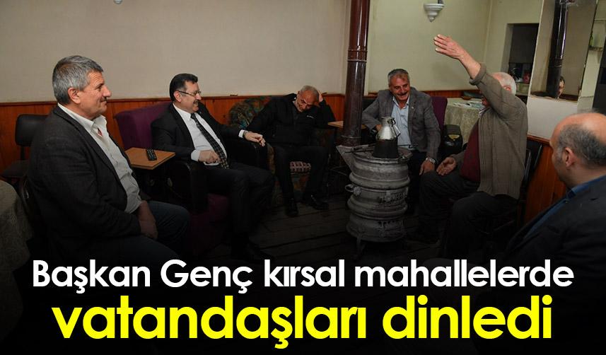 Trabzon'da Başkan Genç, kırsal mahallelerde vatandaşları dinledi