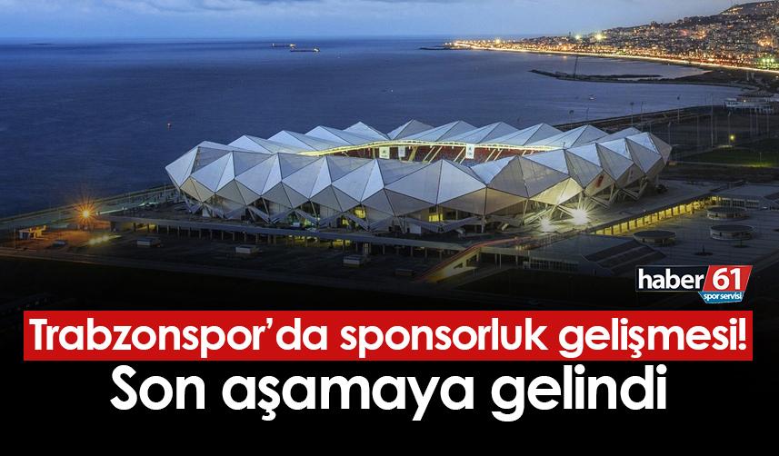 Trabzonspor'da sponsorluk gelişmesi! Sona gelindi