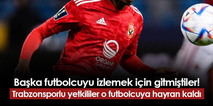 Trabzonspor'da scout ekibi onu izlemeye gitti! Başka futbolcuya hayran kaldılar