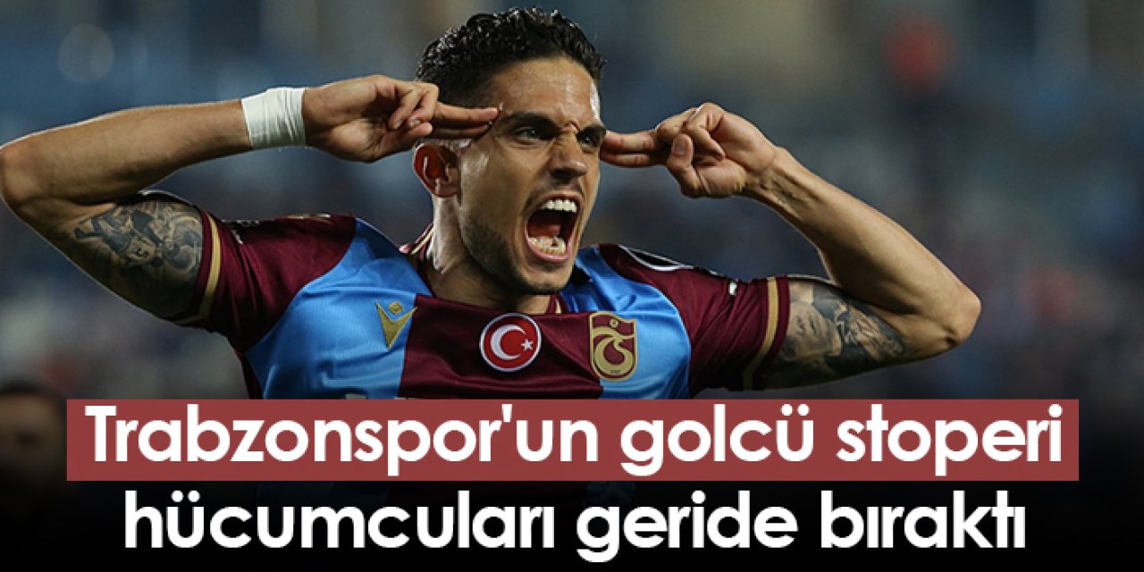 Trabzonspor'un golcü stoperi hücumcuları geride bıraktı