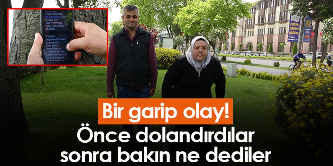 Ordu'da bir Garip olay! Dolandırdılar, sonra 'Allah razı olsun' dediler