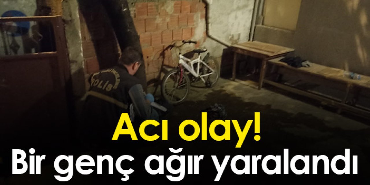 Samsun'da Acı olay! Bir genç ağır yaralandı