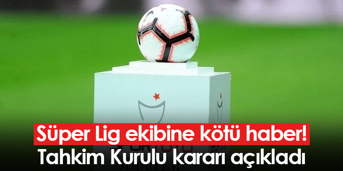 S Per Lig Ekibine K T Haber Tahkim Kurulu Karar A Klad Trabzon