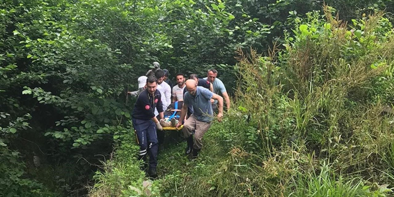 Rize’de teleferikten düşen kadın yaralandı