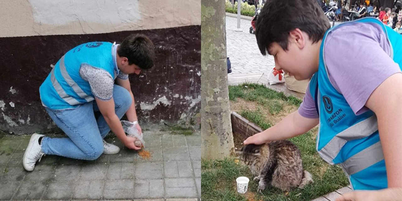 Trabzon Ülkü Ocakları sokaklardaki dostlarını unutmadı