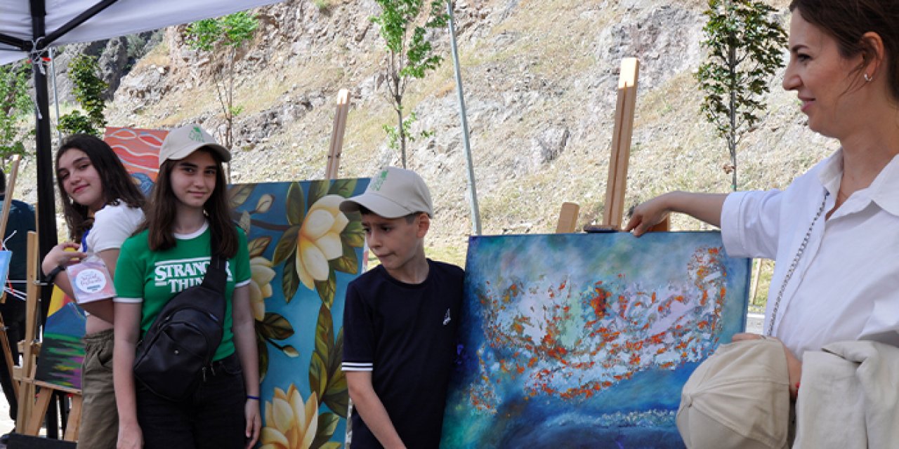 Artvin'de sanat festivali düzenlendi