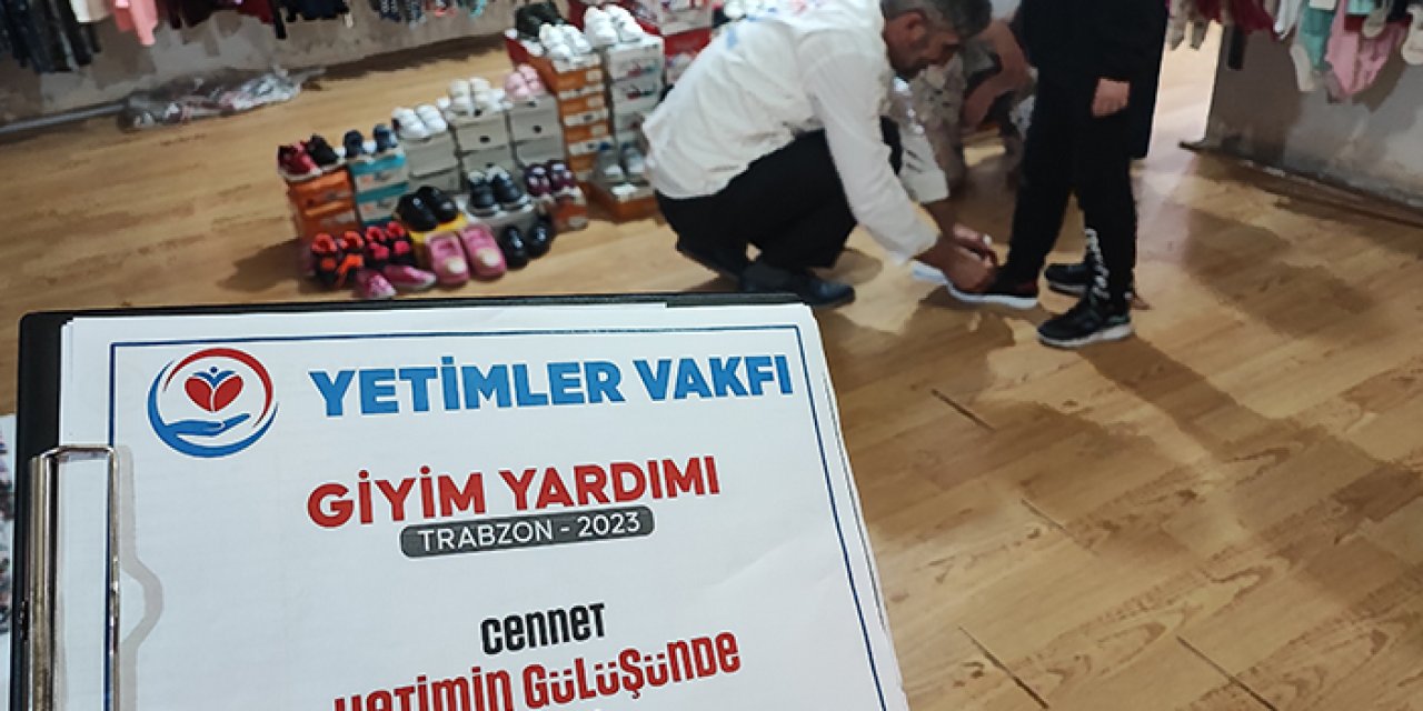 Yetimler Vakfı Trabzon’da yetimlerin yüzünü güldürdü