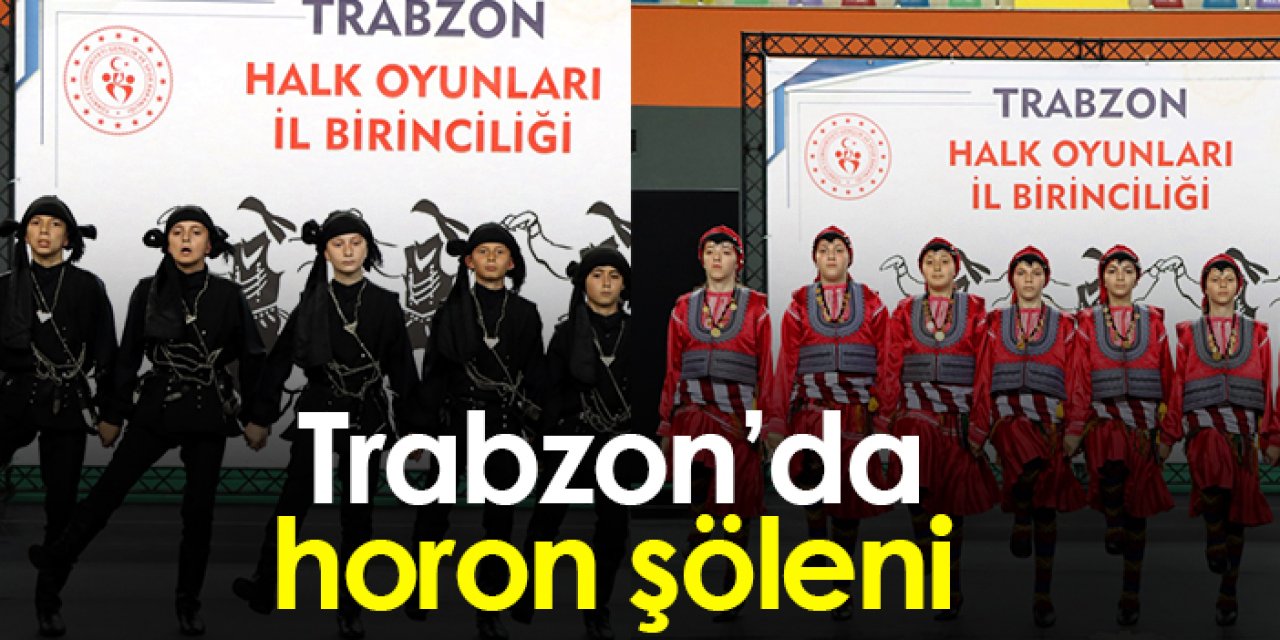 Trabzon'da horon şöleni