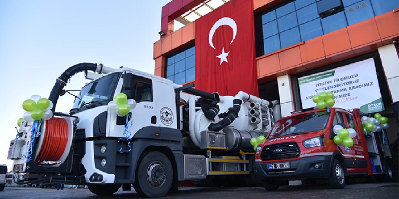 Giresun Belediyesinin araç filosu artıyor