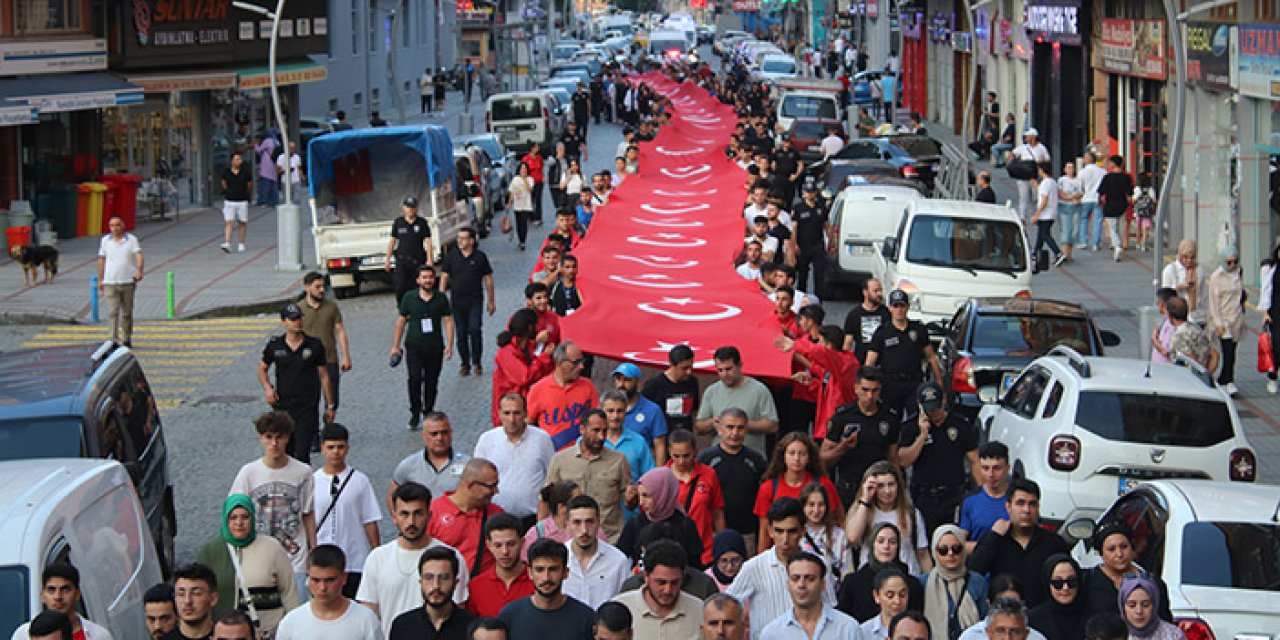 Rize'de 15 Temmuz etkinlikleri