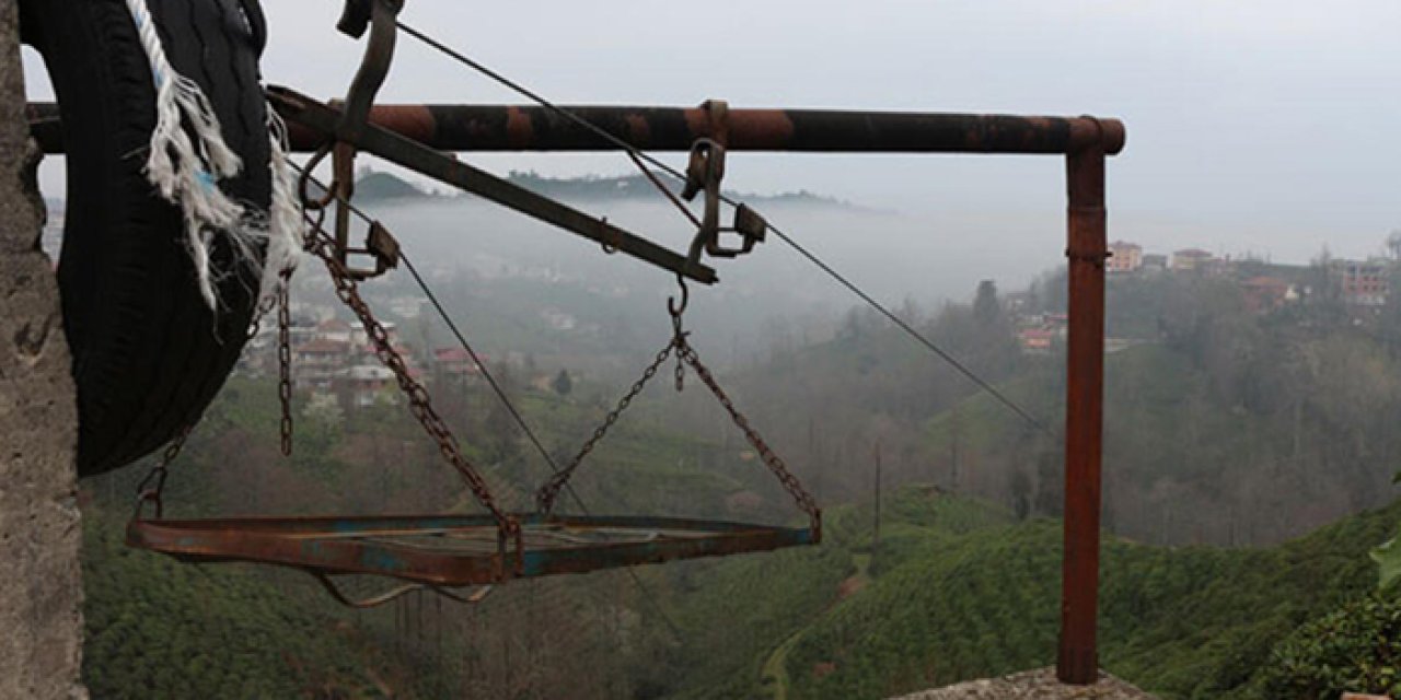 Trabzon’da ilkel teleferik faciası! Hayatını kaybetti