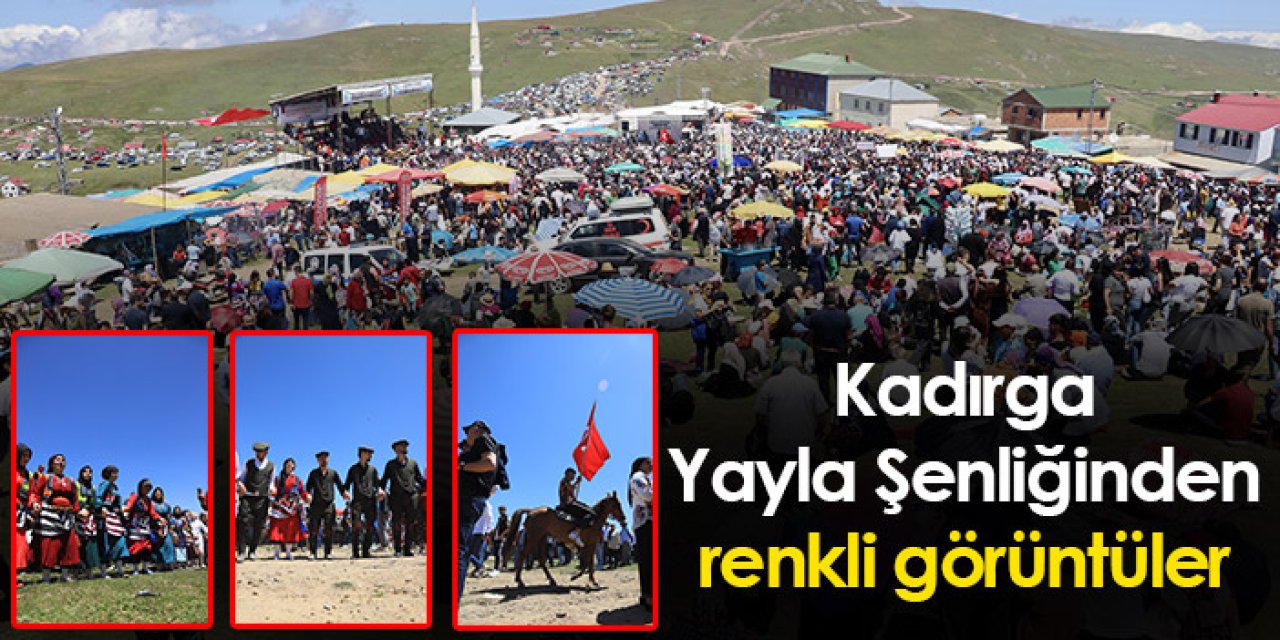 Trabzon'da Kadırga Yayla Şenliğinden renkli görüntüler