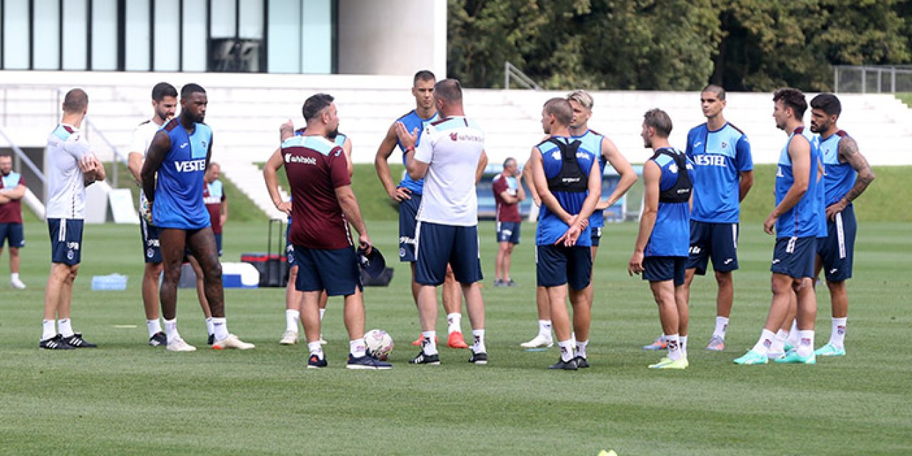 Trabzonspor'da stoper ve kanat oyuncularına özel çalışma