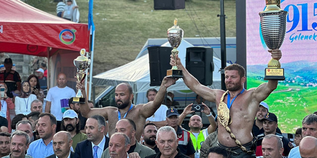 Ordu'daki yağlı güreş festivali tamamlandı