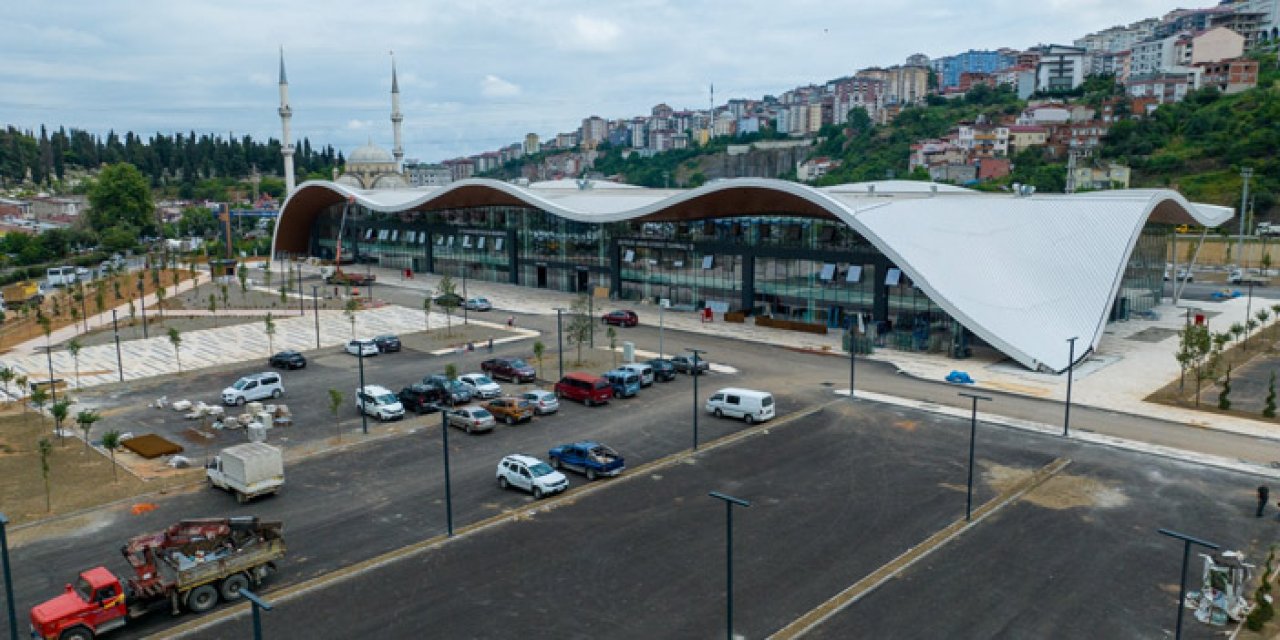 Trabzon'un yeni otogarında geri sayım!