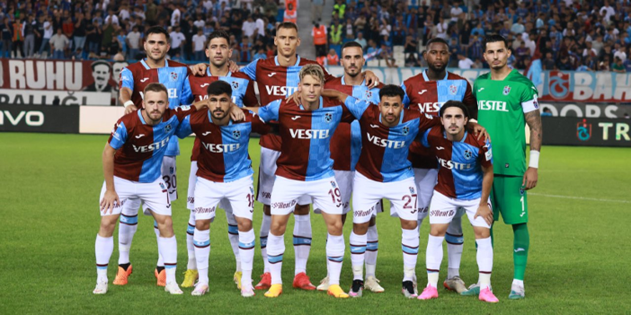 Trabzonspor'da dikkat çeken detay! Sadece 2 futbolcu...