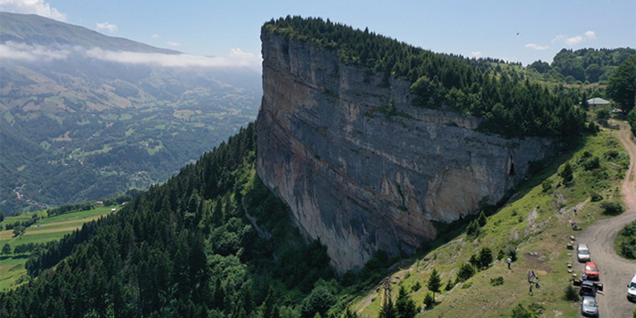 Trabzon'da doğaseverlerin yeni rotası Şahinkaya