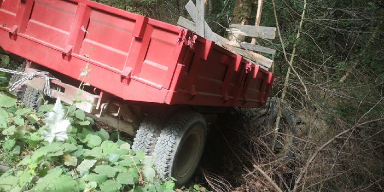 Samsun'da traktör devrildi! 2 kişi yaşamını yitirdi