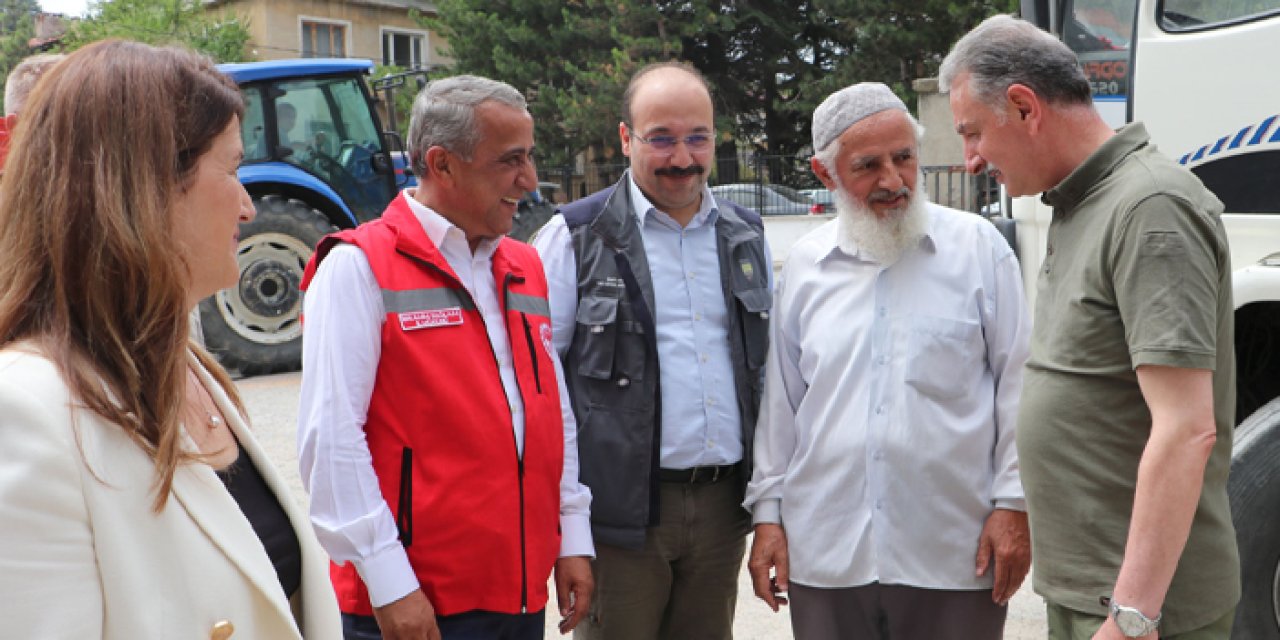 TMO Genel Müdürü Güldal Samsun'da hububat alım noktalarında inceleme yaptı