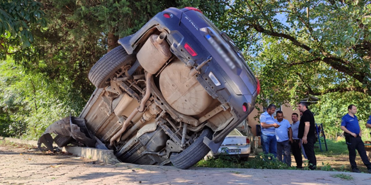 Samsun'da cip, ticari araçla çarpıştı! 2 yaralı