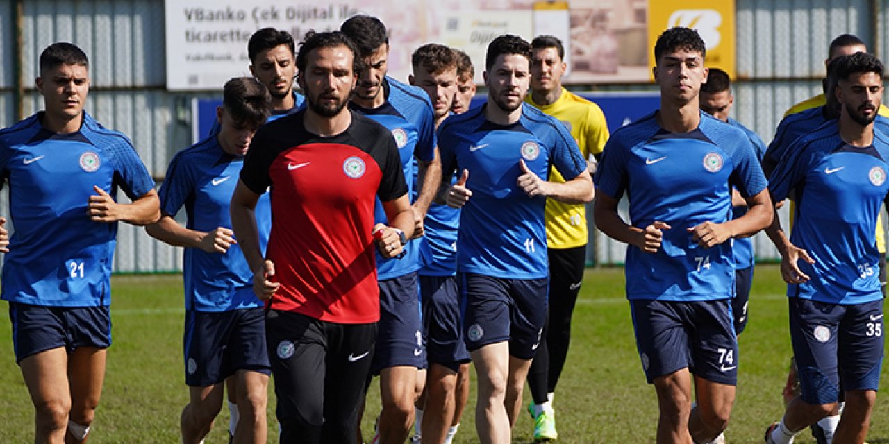 Çaykur Rizespor, Trabzonspor maçı hazırlıklarına başladı