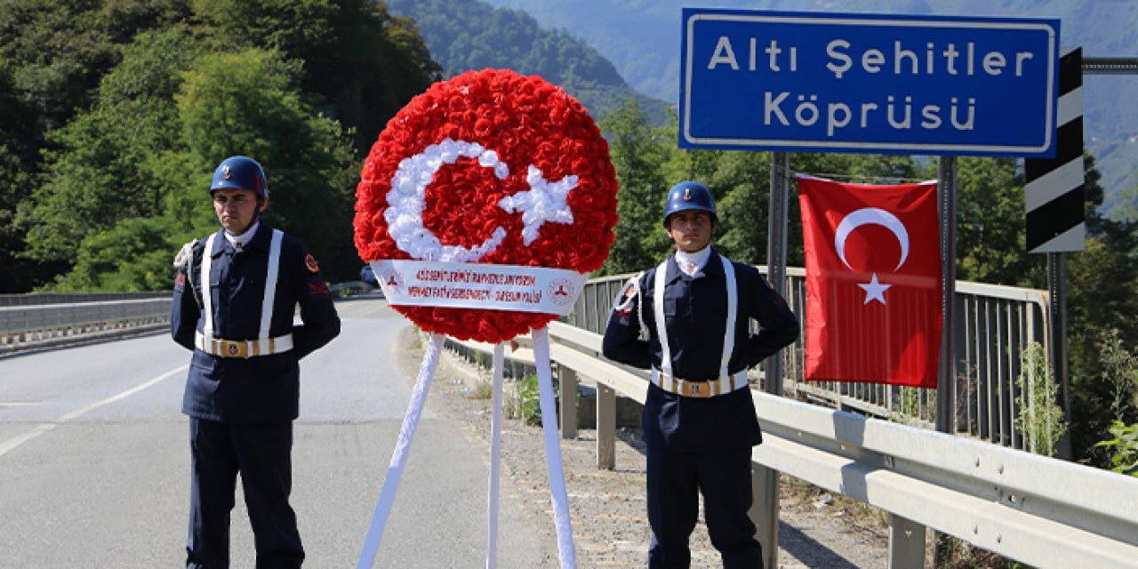 Giresun'da sel şehitleri unutulmadı