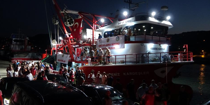 Ordu’da balıkçılar düzenlenen törenle denize uğurlandı