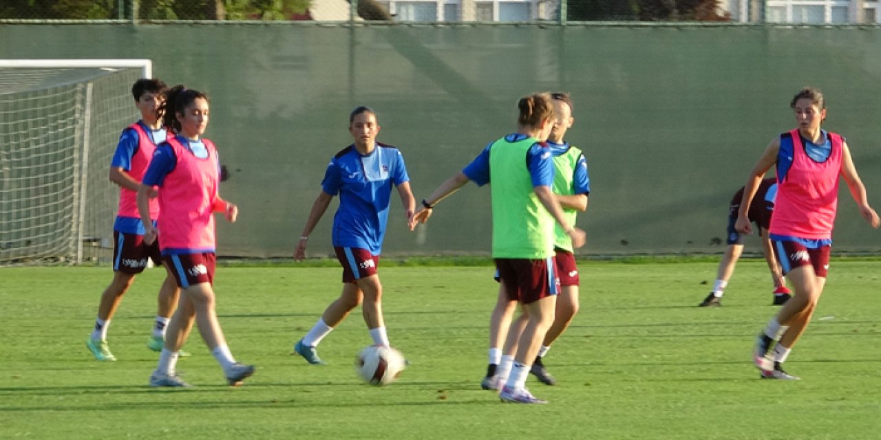 Lige galibiyetle başlamıştılar! Trabzonspor'un kadın futbolcuları yeni sezondan umutlu