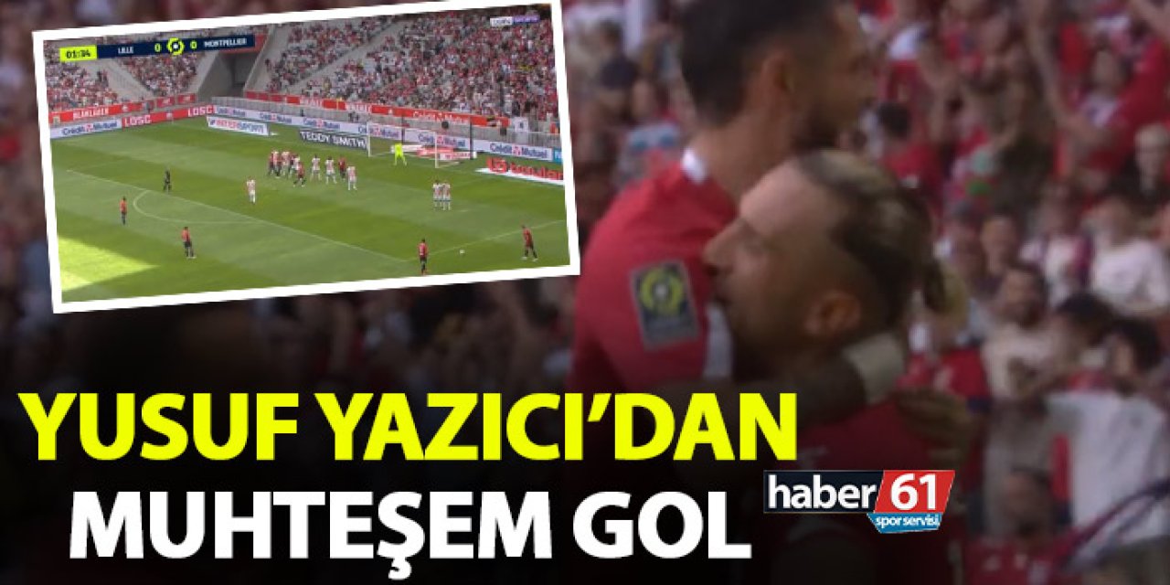 Yusuf Yazıcı'dan muhteşem gol! Maçın hemen başında...