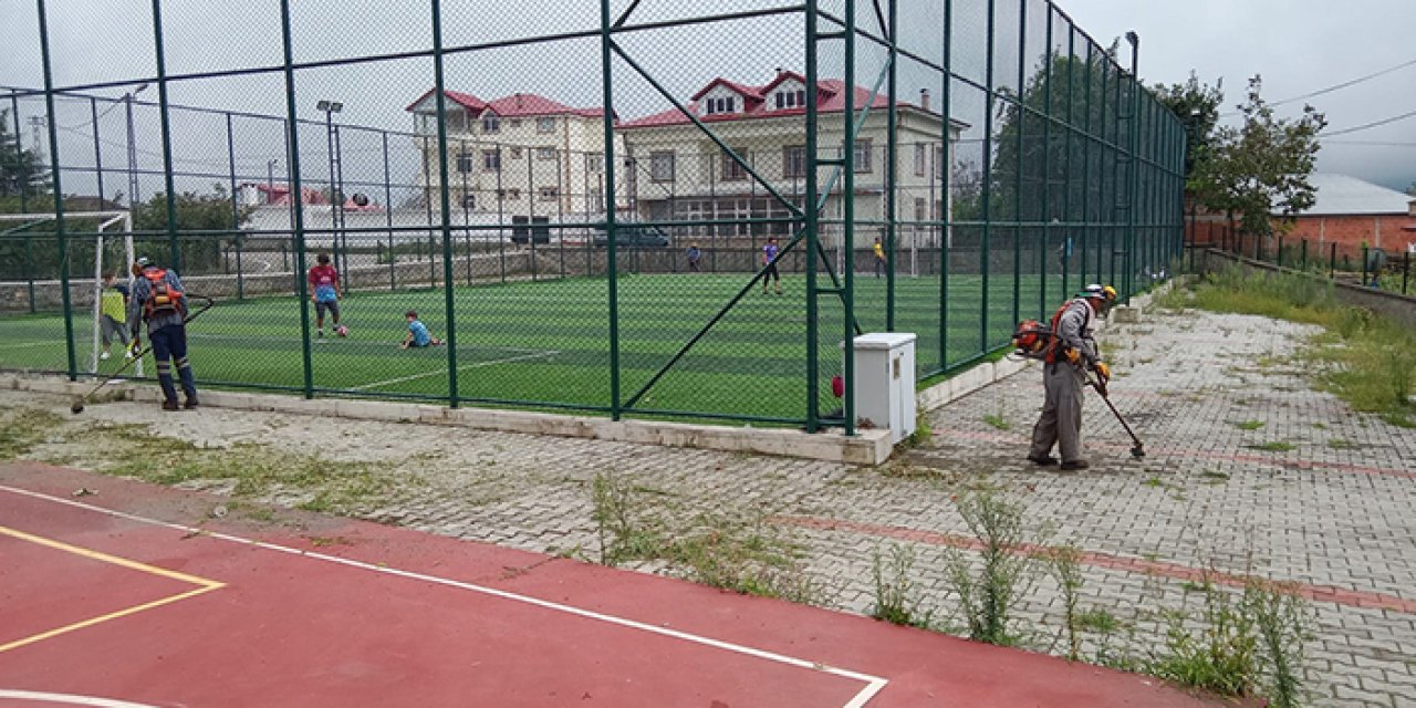 Trabzon'da okullara bakım ve onarım çalışmaları yapıldı