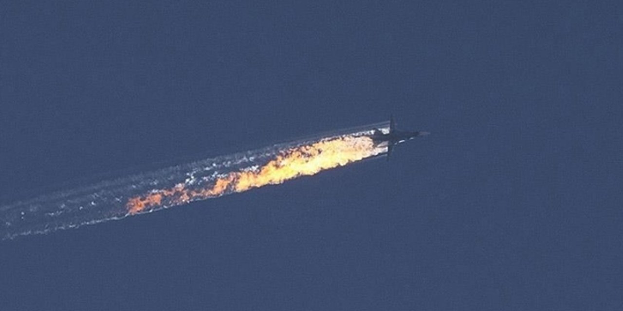 Rus Su-24 askeri jeti eğitim sırasında düştü