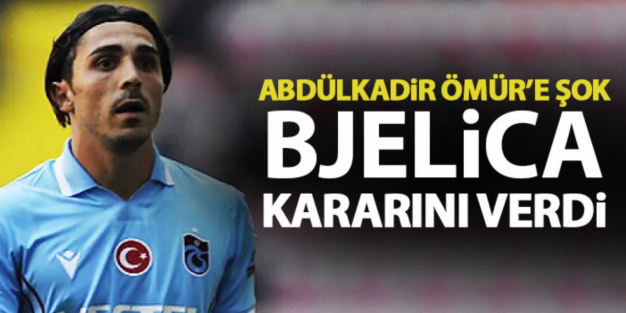 Trabzonspor’un yıldız ismi kulübeye çekildi! Bjelica’dan flaş karar