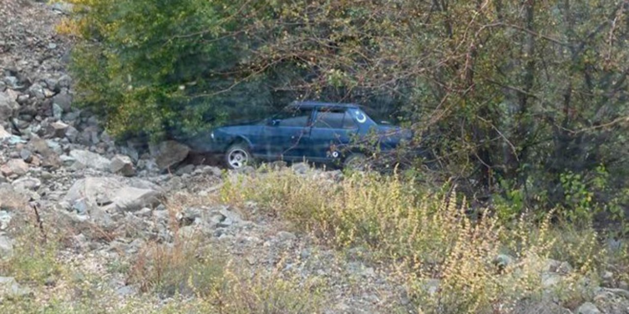 Giresun'da otomobil uçuruma yuvarlandı! 4 yaralı