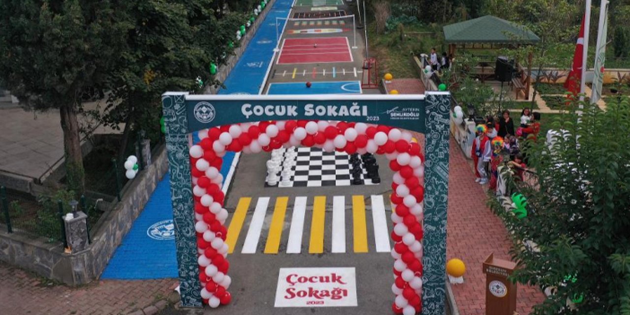 Karadeniz’in ilk "Çocuk Sokağı" Giresun’da açıldı