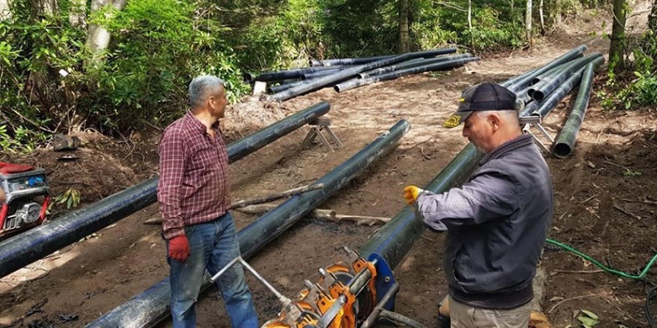 Giresun'da içme suyu sorunu çözülüyor