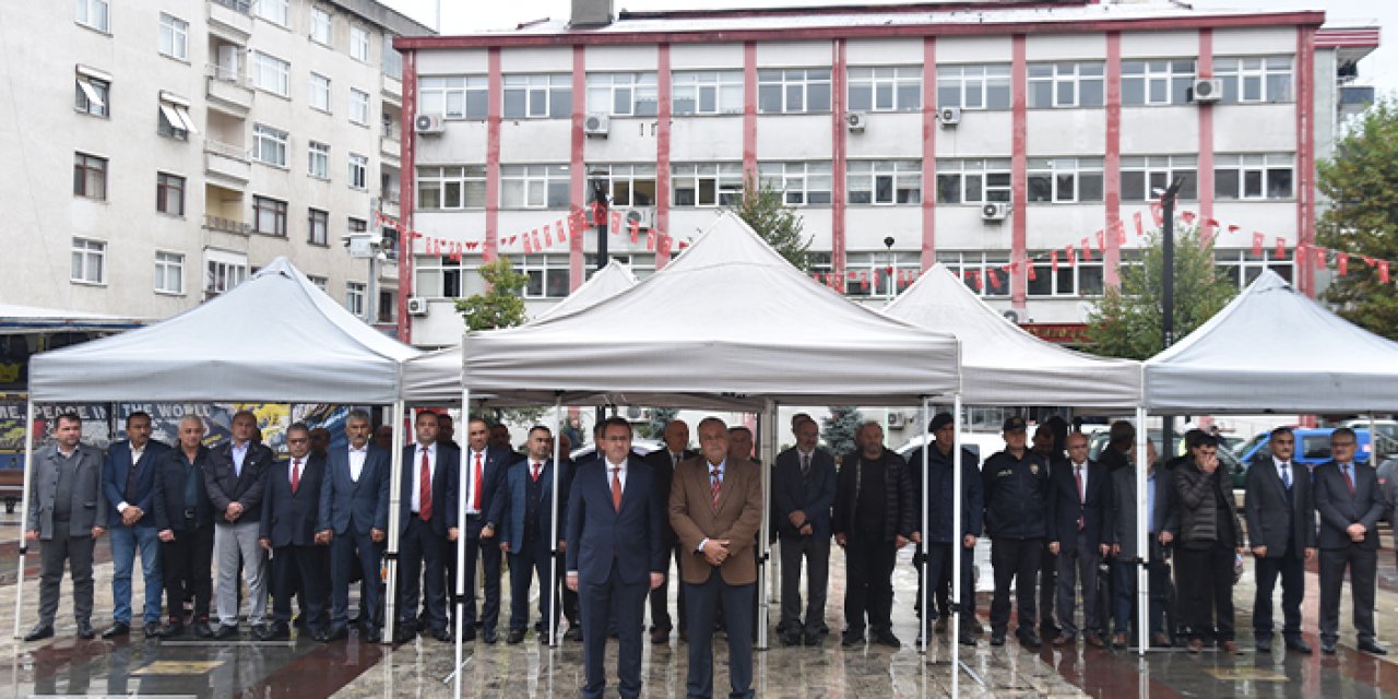 Giresun'da "19 Ekim Muhtarlar Günü" için tören düzenlendi