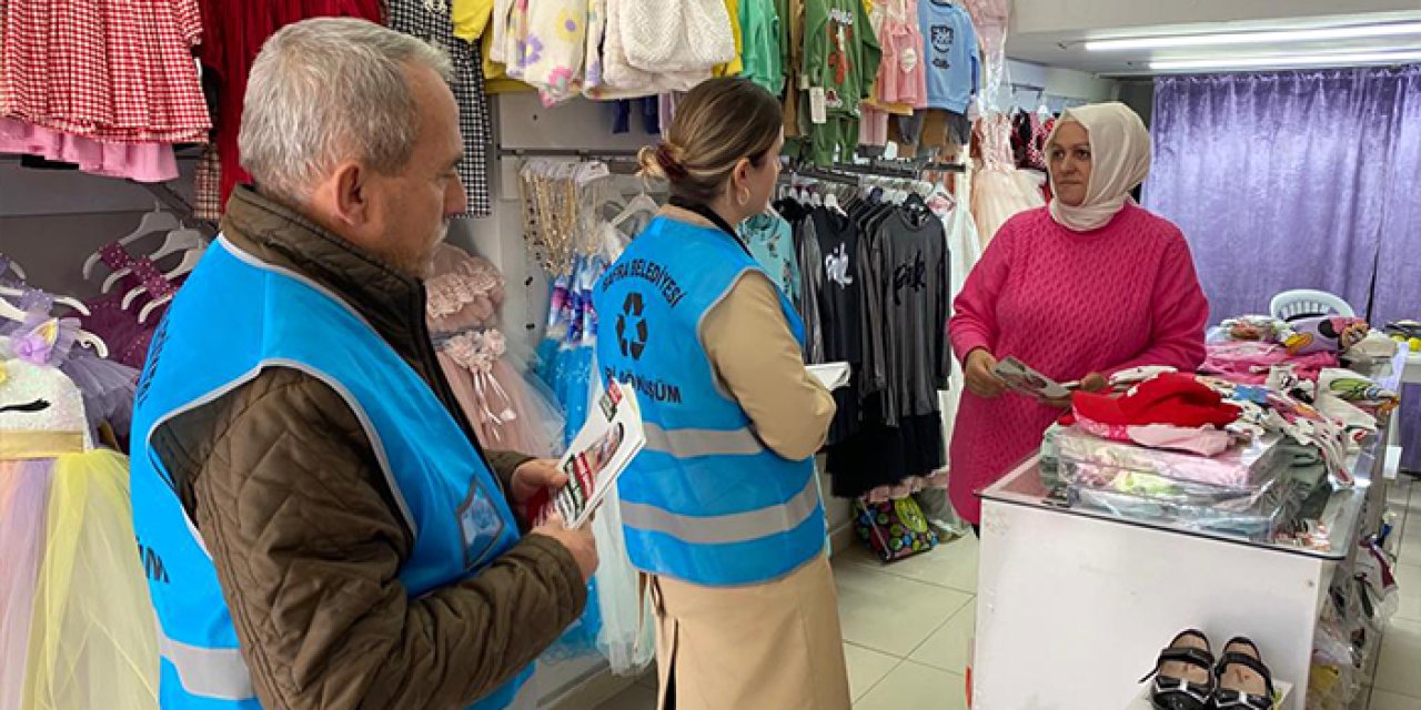 Samsun'da geri dönüşün gelirleri SMA'lı bebeğe yardım olacak