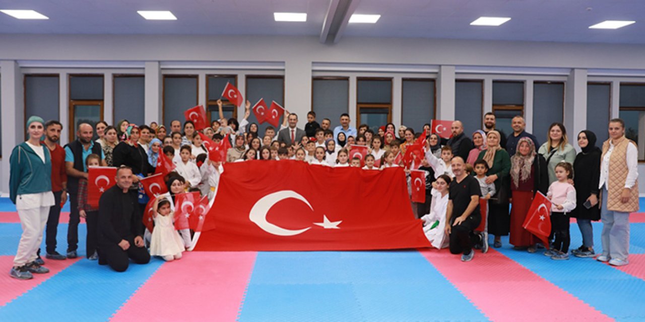 Akçaabat'ta karate kuşak terfi sınavı yapıldı