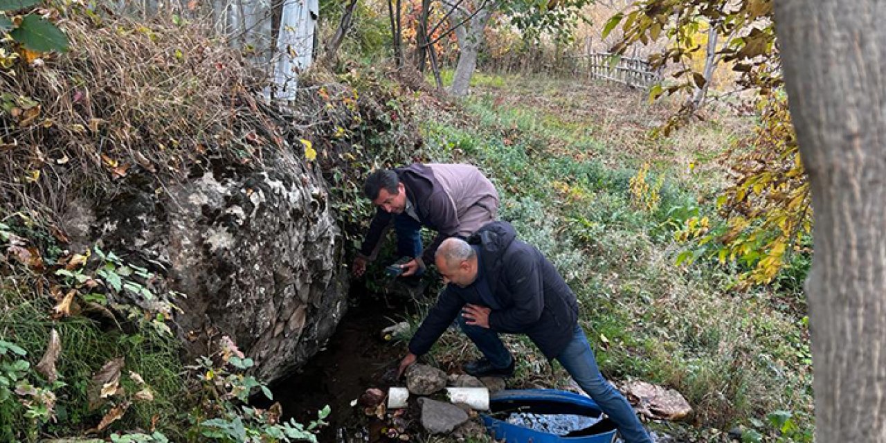 Giresun'da termal su araştırması yapılıyor