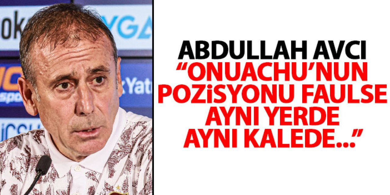 Trabzonspor teknik direktörü Avcı "Galibiyeti onlara hediye ediyorum"