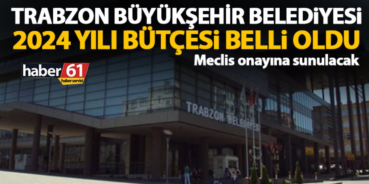 Büyükşehir Belediyesi 2024 yılı bütçesi belli oldu! Geçen yıla göre büyük artış